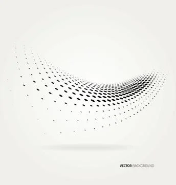 Vector halftone dots Stock Illustration