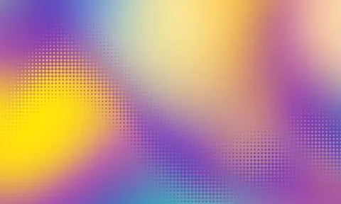 Vector halftone gradient effect. Light pastel colours abstract background. Retro Illustrazione stock