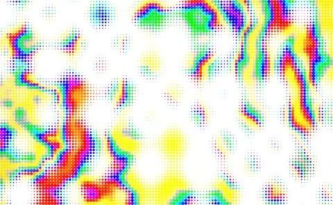 Vector halftone gradient effect. Light pastel colours abstract background. Retro Illustrazione stock