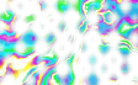 Vector halftone gradient effect. Light pastel colours abstract background. Retro 스톡 일러스트