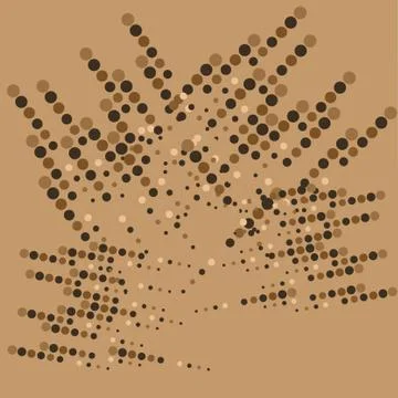 Vector halftone pattern Stock Illustration