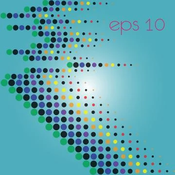 Vector halftone pattern Stock Illustration