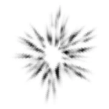 Vector Halftone Pattern. Set of Dots. Dotted Texture on White Background Stock Illustration