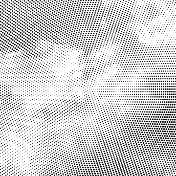 Vector Halftone Pattern. Set of Dots. Dotted Texture on White Background. Ove Illustrazione stock