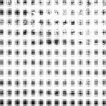 Vector Halftone Pattern. Set of Dots. Dotted Texture on White Background. Ove Illustrazione stock