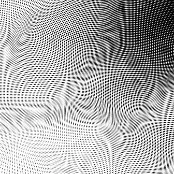 Vector Halftone Pattern. Set of Dots. Dotted Texture on White Background. Ove Stock Illustration