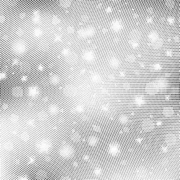 Vector Halftone Pattern. Set of Dots. Dotted Texture on White Background. Ove Stock Illustration