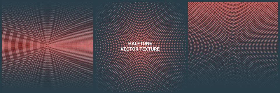 Vector halftone pattern texture gradient screen background. Half tone dot Stock Illustration