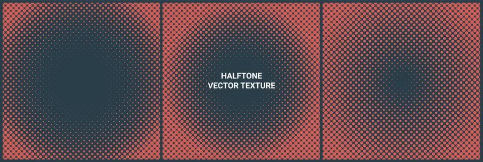 Vector halftone pattern texture gradient screen background. Half tone dot Stock Illustration