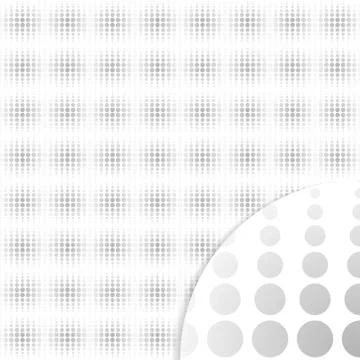 Vector halftone seamless pattern. Abstract dotted black and white background Stock Illustration