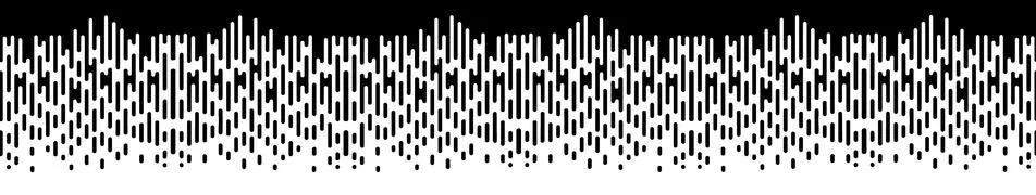 Vector Halftone Transition Abstract Wallpaper Pattern. Seamless Black And White Stock Illustration