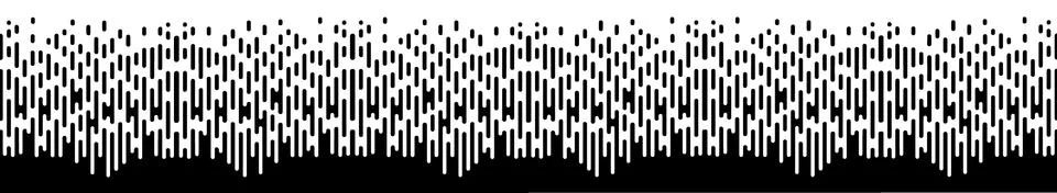 Vector Halftone Transition Abstract Wallpaper Pattern. Seamless Black And White Illustrazione stock