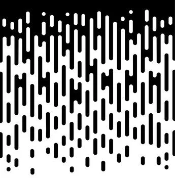 Vector Halftone Transition Abstract Wallpaper Pattern. Seamless Black And White Stock Illustration
