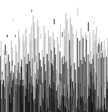 Vector Halftone Transition Abstract Wallpaper Pattern. Seamless Black And White Stock Illustration