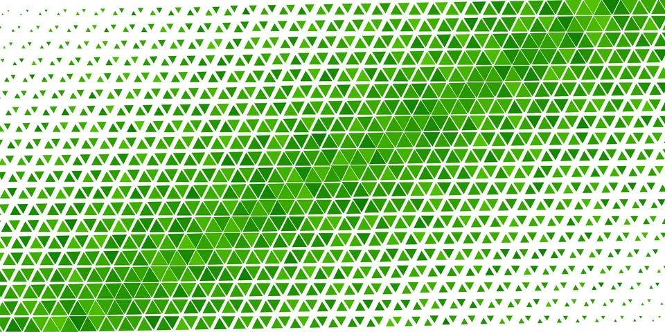 Vector Halftone triangles abstract background. Green geometric pattern. Hip.. イラスト素材