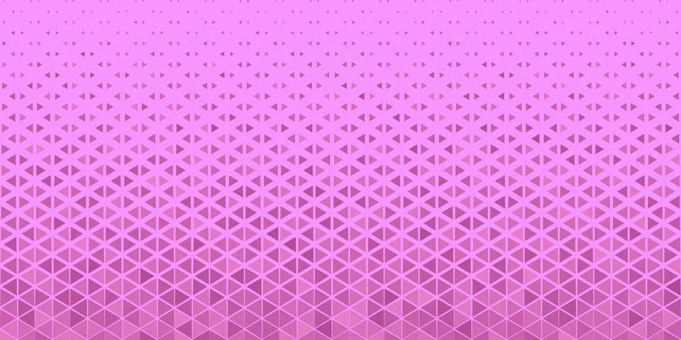 Vector Halftone triangles abstract background. Pink geometric pattern. Hips.. Illustrazione stock