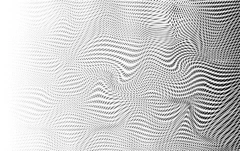 Vector Halftone twisted grunge pattern Texture. Abstract design Background Illustrazione stock