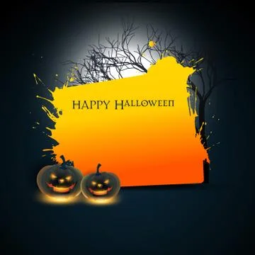 Vector halloween background Stock Illustration