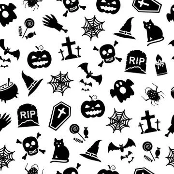 Vector Halloween background Stock Illustration