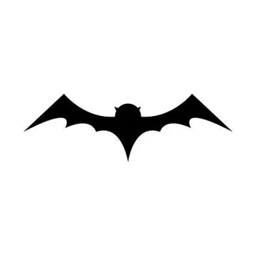 Vector halloween bat icon 스톡 일러스트