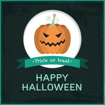 Vector Halloween card Stock Illustration
