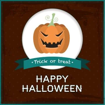 Vector Halloween card Stock Illustration