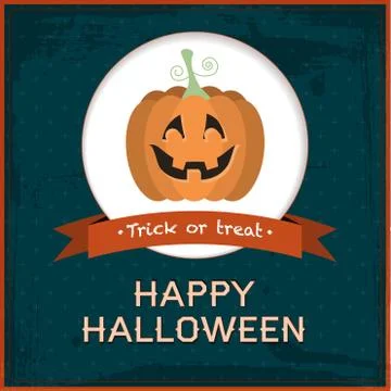 Vector Halloween card Stock Illustration