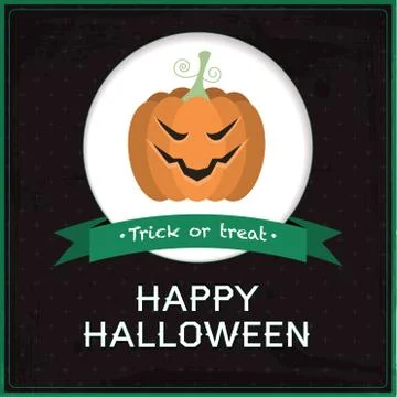 Vector Halloween card Stock Illustration