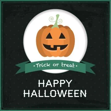 Vector Halloween card Stock Illustration