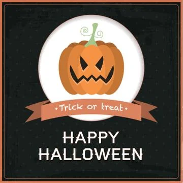 Vector Halloween card Stock Illustration