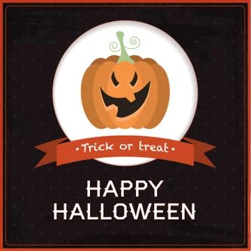 Vector Halloween card Stock Illustration