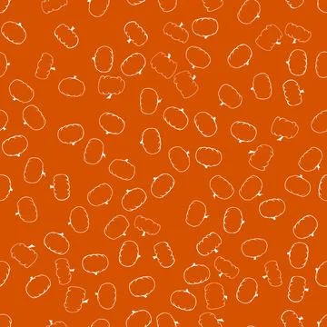 Vector halloween chaotic seamless pattern Stock Illustration