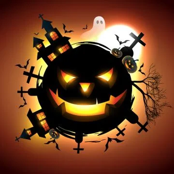 Vector halloween design Stock Illustration