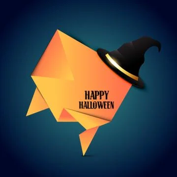 Vector halloween hat Illustrazione stock