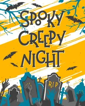 Vector Halloween illustration Illustrazione stock