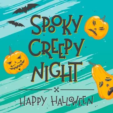 Vector Halloween illustration Stock Illustration