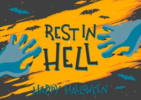 Vector Halloween illustration Stock Illustration