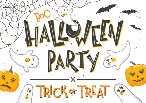 Vector Halloween illustration Stock Illustration