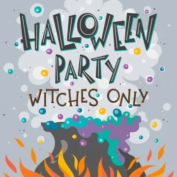 Vector Halloween illustration Stock Illustration