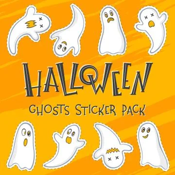Vector Halloween illustration. Stock Illustration
