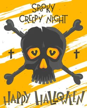 Vector Halloween illustration Stock Illustration