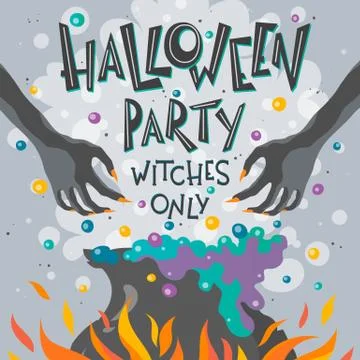 Vector Halloween illustration Stock Illustration