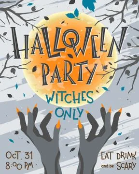 Vector Halloween illustration Stock Illustration