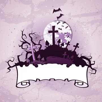 Vector Halloween illustration. イラスト素材