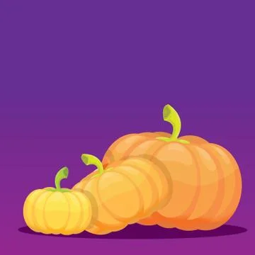 Vector halloween invitation border with pumpkins 스톡 일러스트