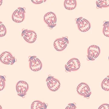 Vector Halloween pattern with pumpkins Stock Illustration