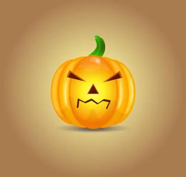 Vector halloween pumpkin Stock Illustration