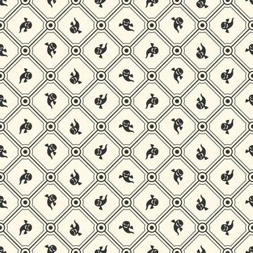 Vector Halloween seamless pattern Stock Illustration