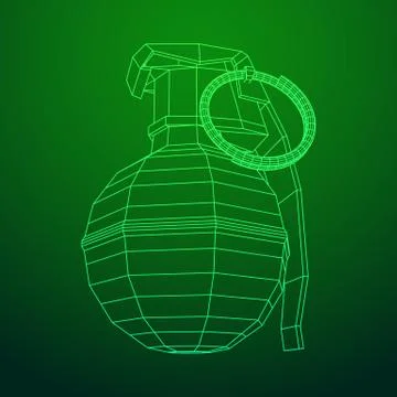 Vector hand bomb 스톡 일러스트