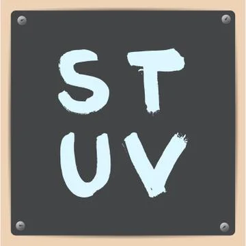 Vector  hand-draw alphabet Stock Illustration